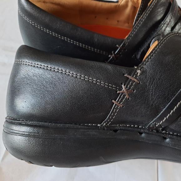 Clark's artisan black leather shoes size 6.5 - Picture 10 of 13